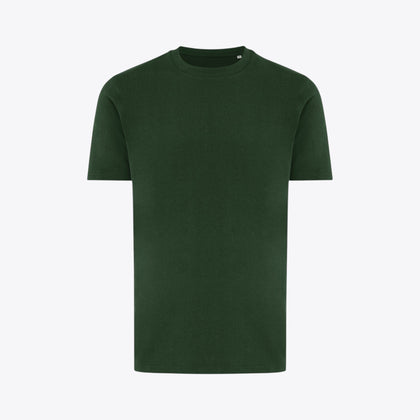 T-shirt unisexe vert foncé, vue de face