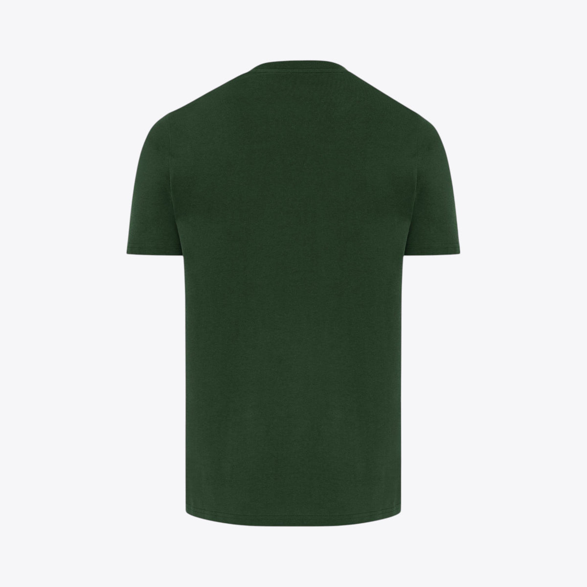 T-shirt unisexe vert foncé, vue arrière