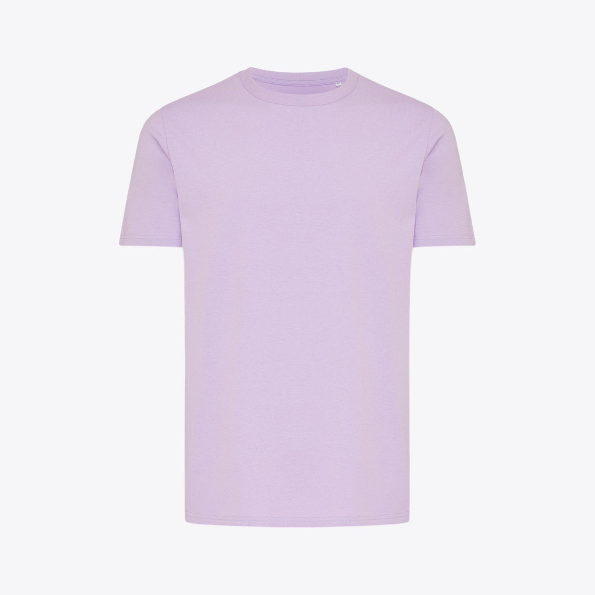 T-shirt unisexe violet clair, vue de face