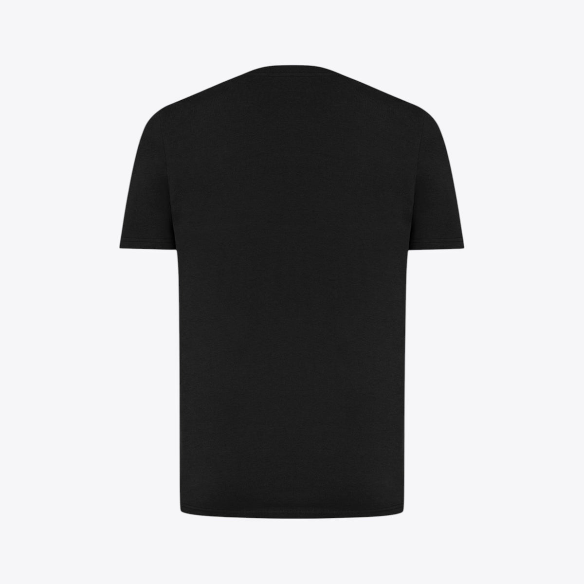 T-shirt unisexe noir, vue arrière