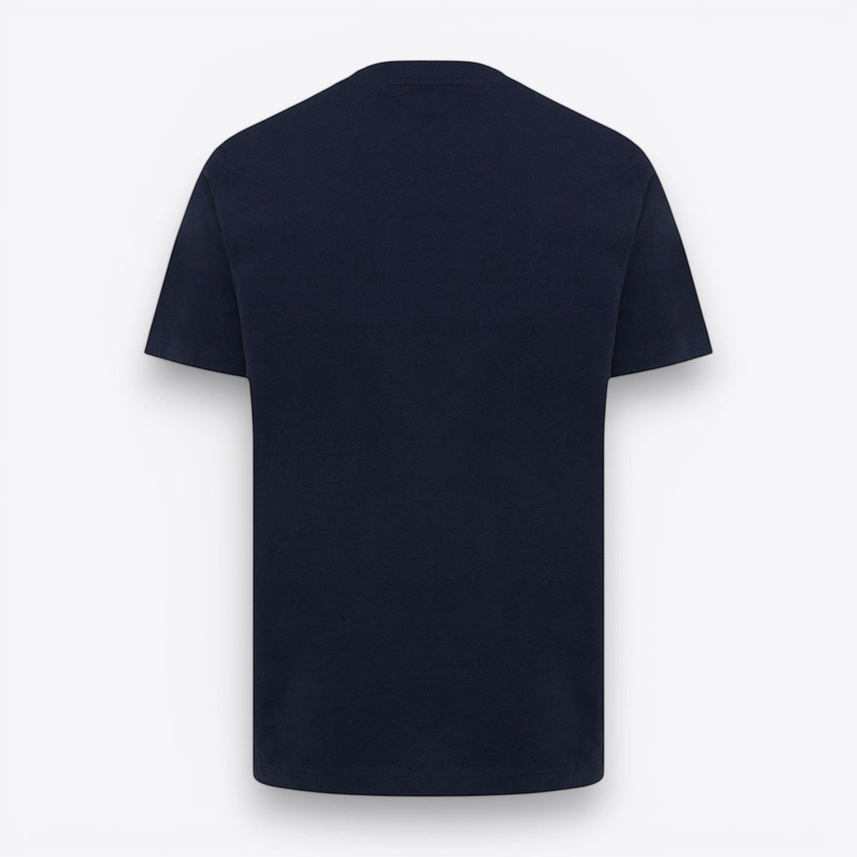 Vue arrière du t-shirt unisexe oversized bleu marine TODAY MERCH en coton