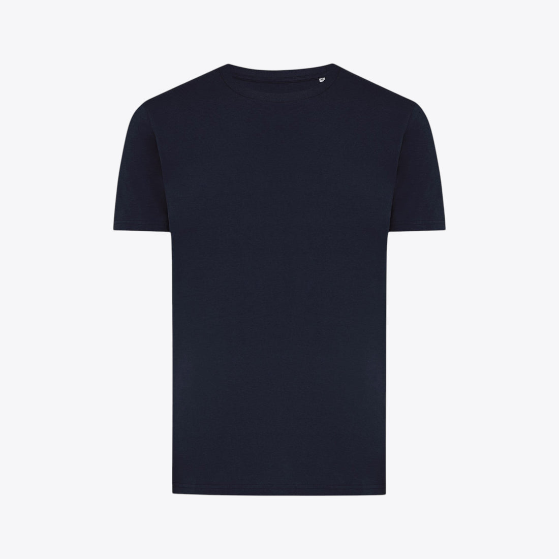 T-shirt unisexe bleu marine, vue de face