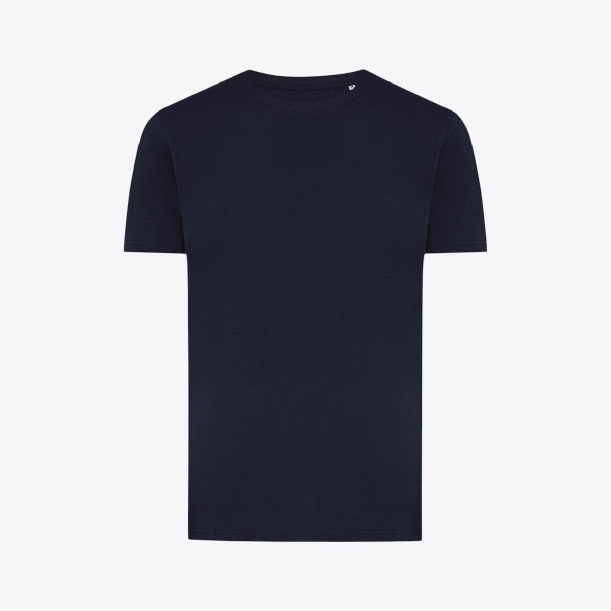 T-shirt unisexe bleu marine, vue de face
