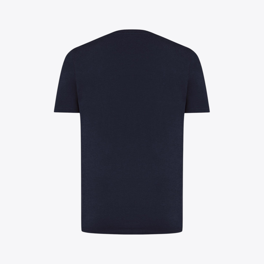 T-shirt unisexe bleu marine, vue arrière