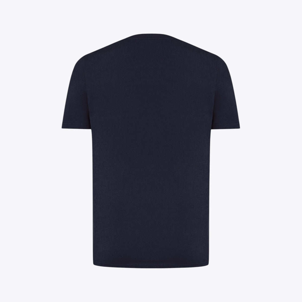 T-shirt unisexe bleu marine, vue arrière