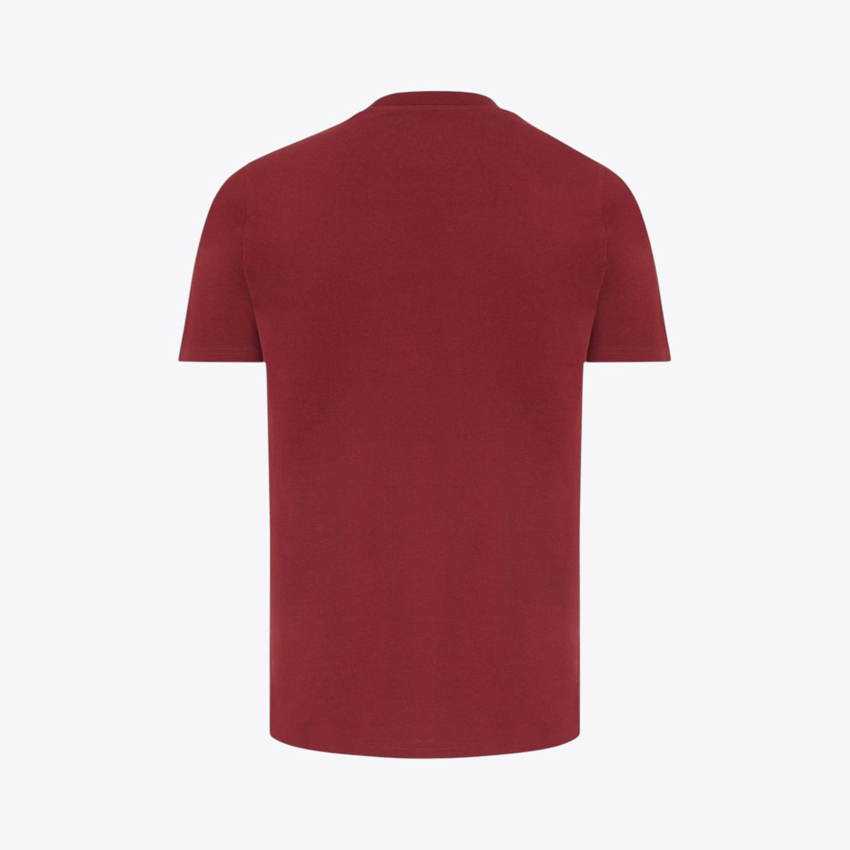 T-shirt unisexe bordeaux, vue arrière