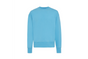 Sweat oversize bleu - vue de face sans marquage - Bleu