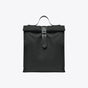Sac déjeuner isotherme en rPET 9 L noir fermé, vue de face - Noir