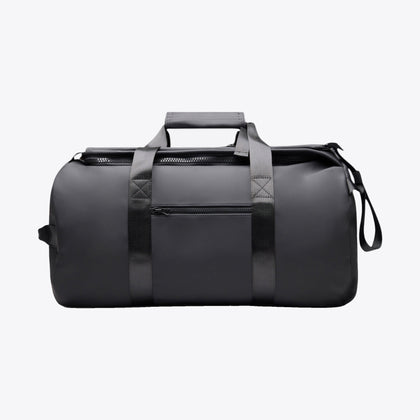 Sac de voyage 2-en-1 gris anthracite, vue de face