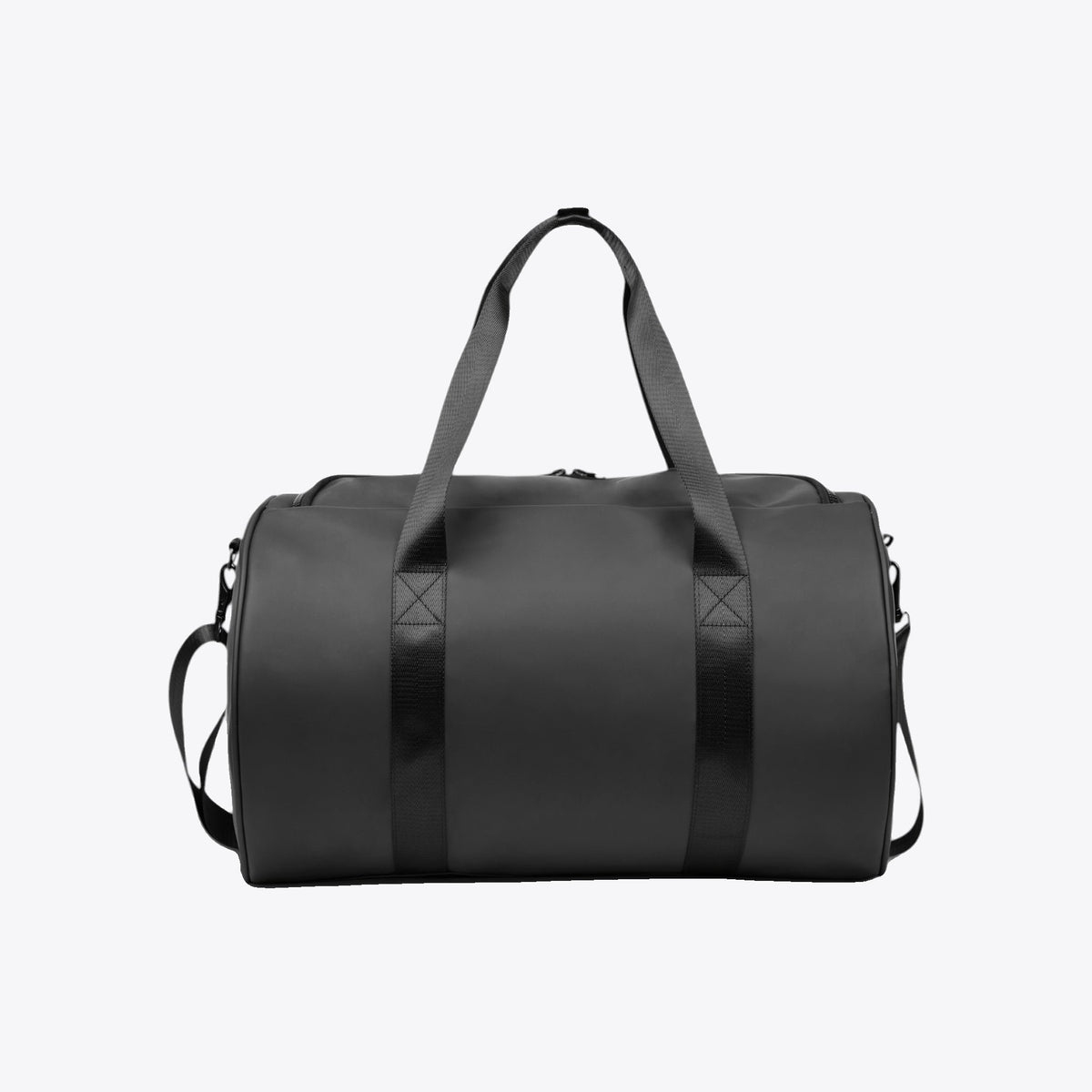 Sac de sport imperméable gris anthracite, vue arrière