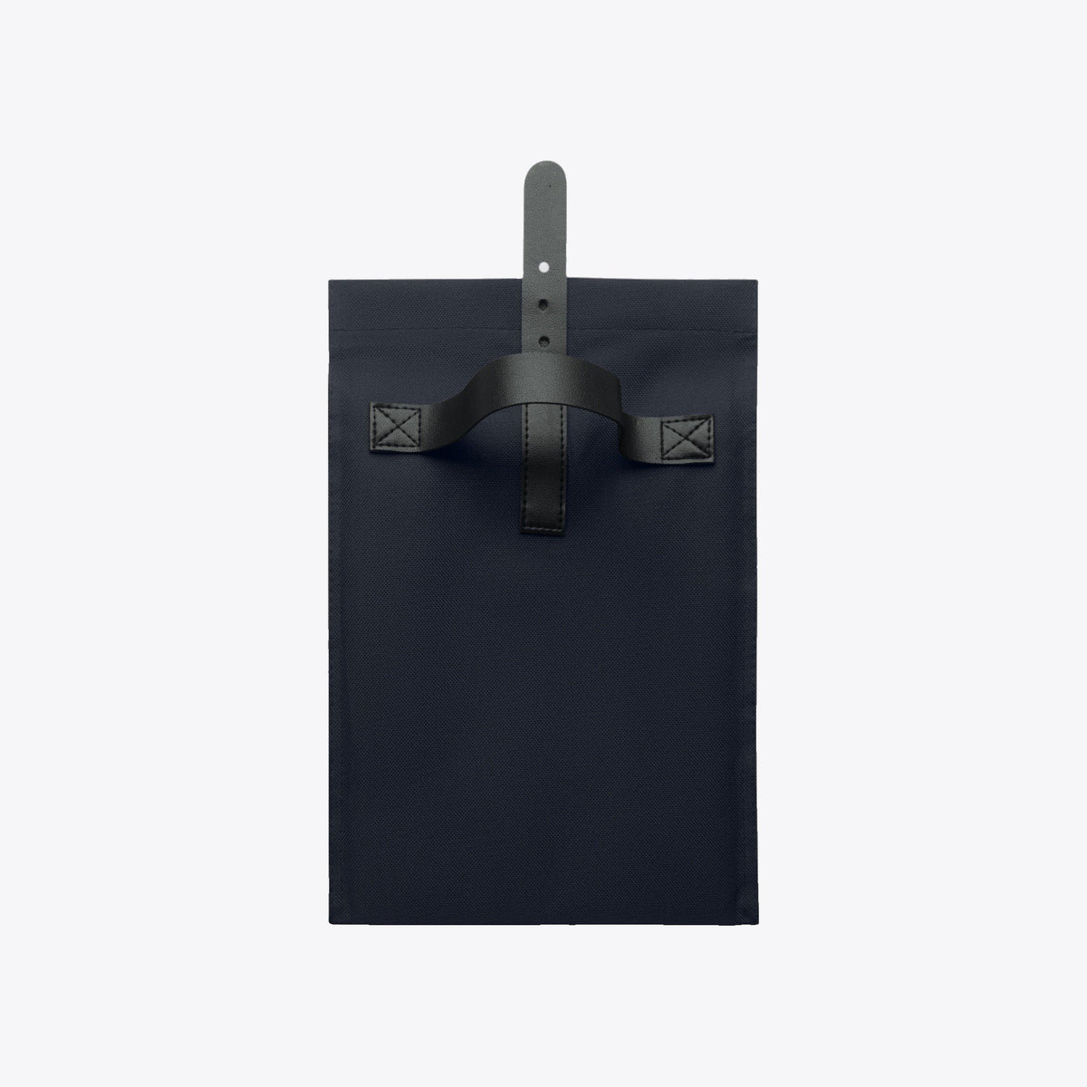 Poignée et sangle arrière du sac déjeuner isotherme bleu marine