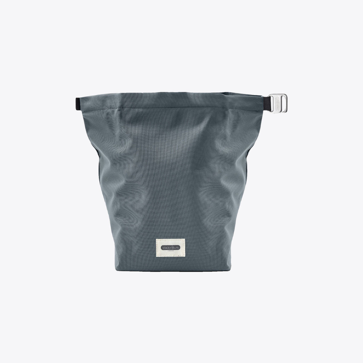 Sac déjeuner Black+Blum gris déplié, vue de face