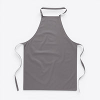 Tablier unisexe gris, vue de face