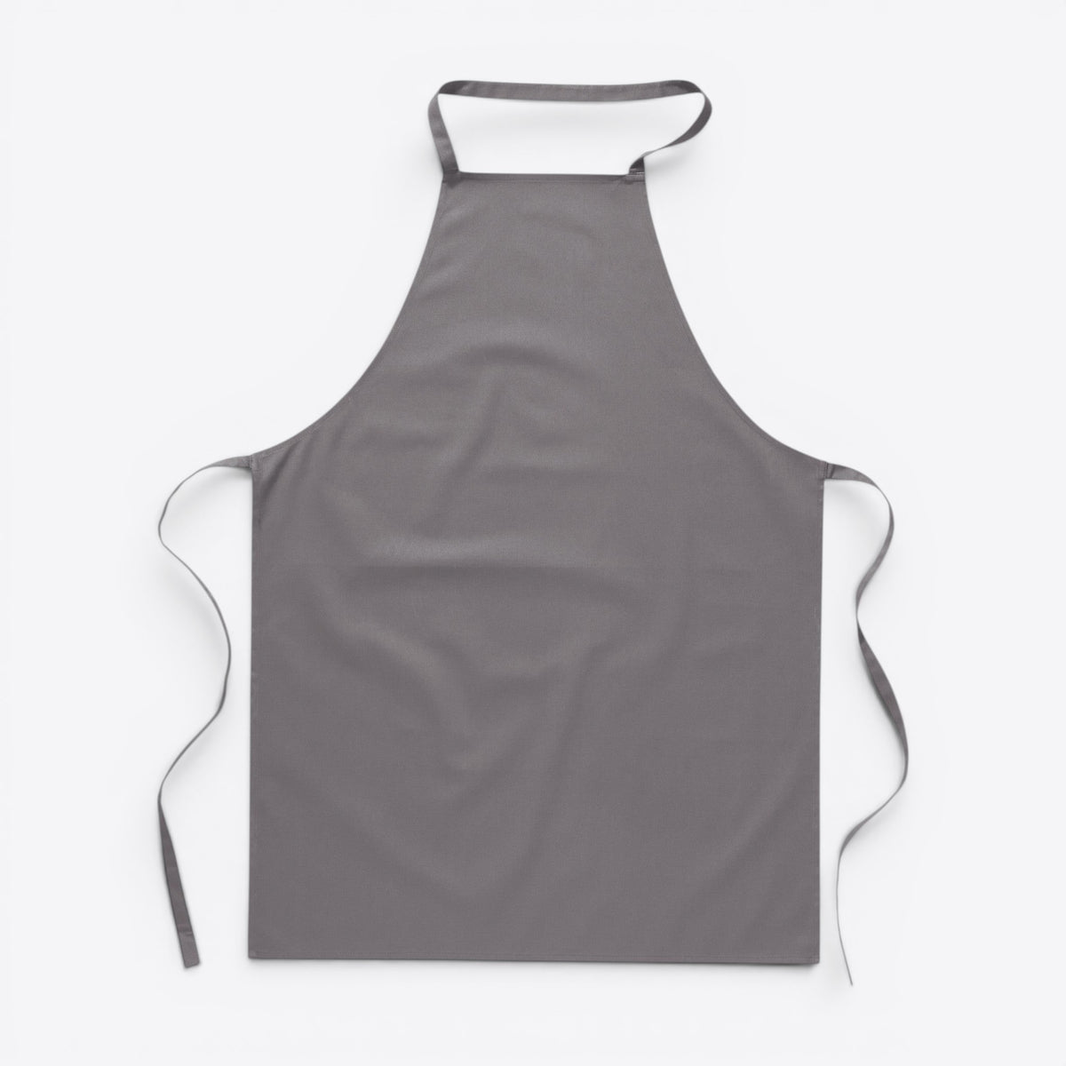 Tablier unisexe gris, vue de face