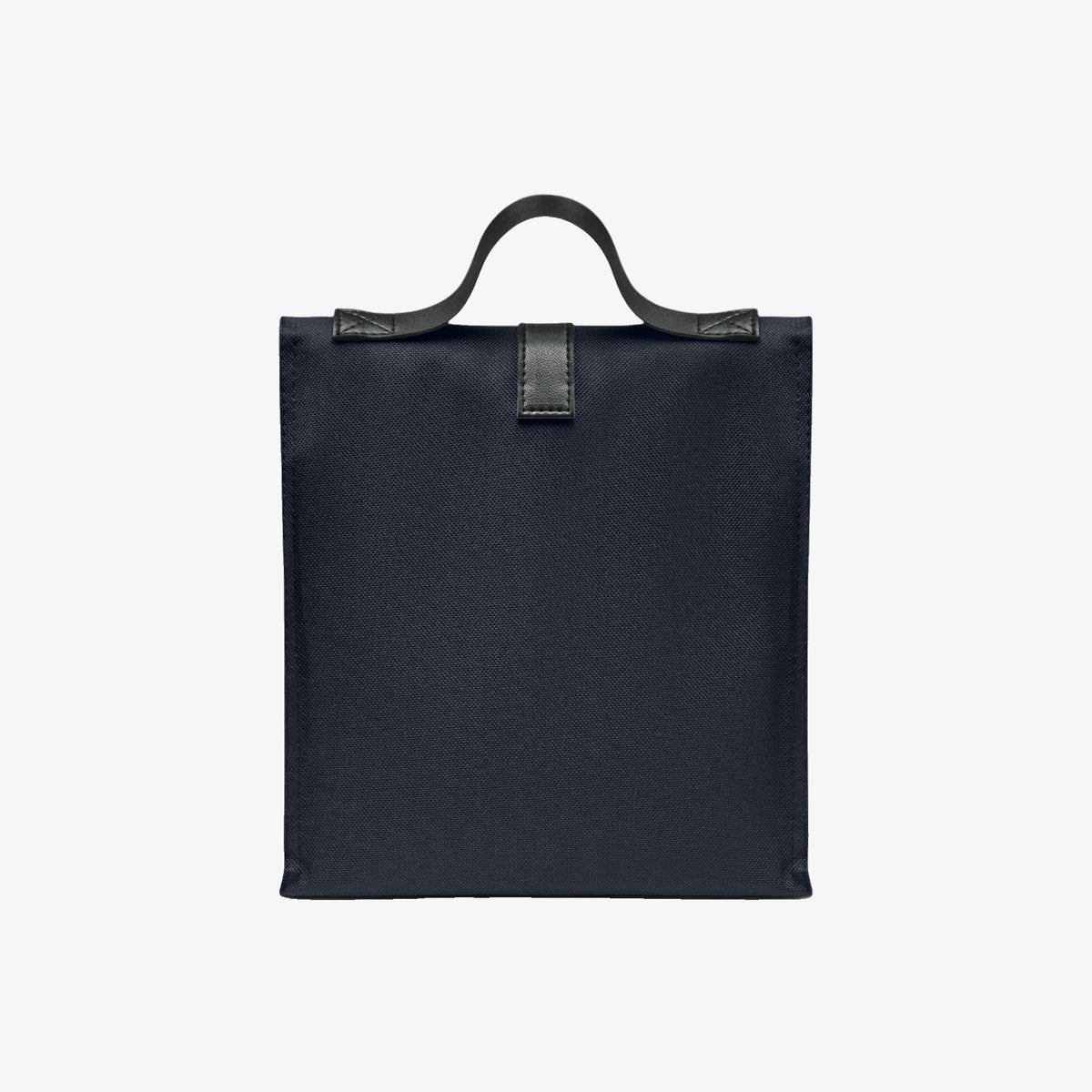 Sac déjeuner isotherme en rPET 9 L bleu marine, vue de dos