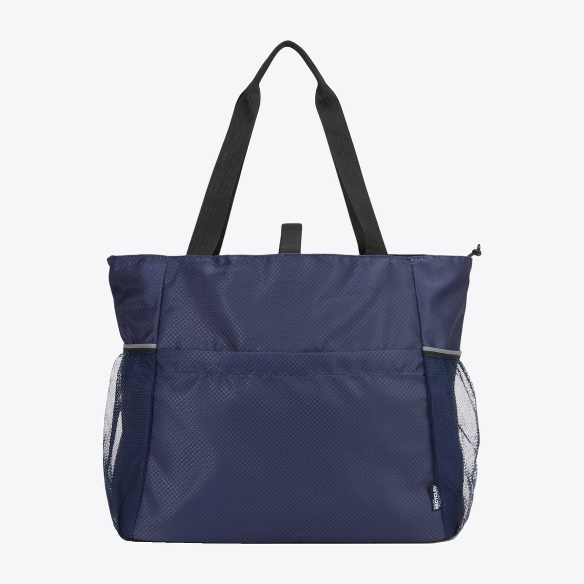 Sac de yoga bleu marine avec doubles anses, vue arrière