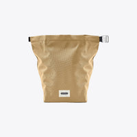Sac déjeuner Black+Blum beige déplié, vue de face